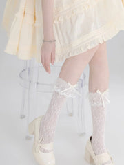 Floral Lace Lolita Socks