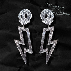 Darkness Guardian Lightning Earrings