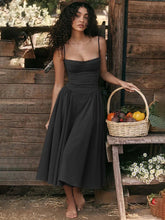 Slim Bodycon A-Line Midi Dress