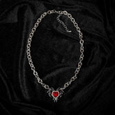 Ruby Heart Necklace