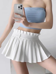 Spicy Pleated Mini Skirt