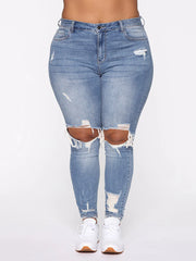 Stretch Ripped Skinny Jeans