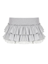Ruffled Layers Mini Skirt