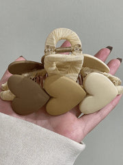 Heart Decor Large Hair Claw