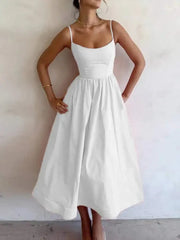 Elegant Fashion Midi Summer Dress
