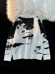 Men'S Vintage Dyed Pullover Sweater