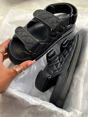 Pu Double Velcro Sandals