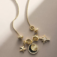 Cressida Celestial Charm Necklace - Star