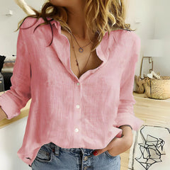 Amelia | Casual Women'S Linen Blouse