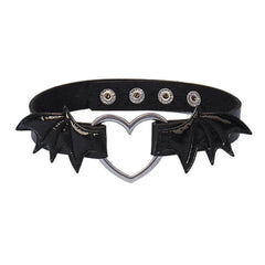 Punk Evil Wings Choker