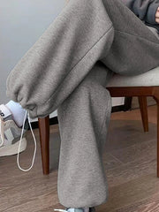 Fleece Lined Straight Leg Sweatpants