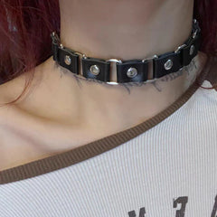 Punk Interlock Choker
