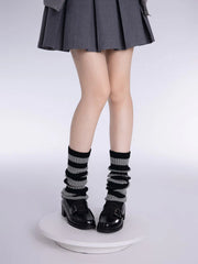 Lolita Punk Stripes Leg Warmers