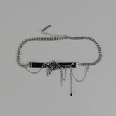 Punk Spider Web Choker