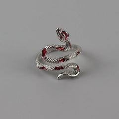 Dark Serpent Open Ring