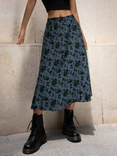 Floral Print Midi Skirt