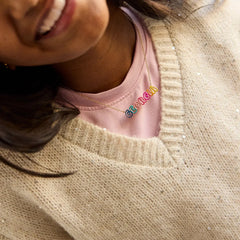 Color Me Mine Kids’ Custom Nameplate Necklace - Multi
