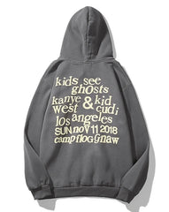 Men'S Graffiti Letter Print Hoodie