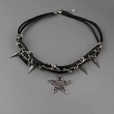 Gothic Star Skull Alt Choker