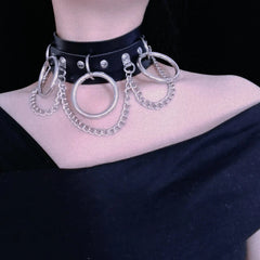Punk Rings Choker
