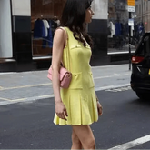 High Waisted Knitted Mini Dress