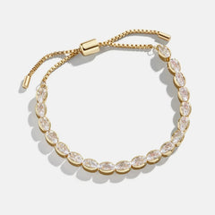 Bridget Cubic Zirconia Tennis Bracelet - Oval