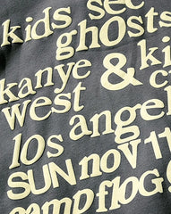 Men'S Graffiti Letter Print Hoodie