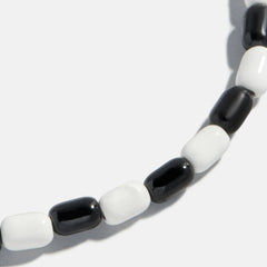 Brighten Up Enamel Beaded Bracelet - Licorice Twist