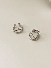 Heart Decor Cuff Earring