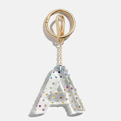 Confetti Initial Bag Charm - Multi