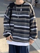 Men'S Pocket Striped Knit Sweater
