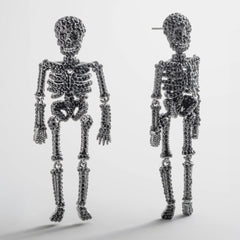 Bone-A-Fide Hottie Earrings - Black
