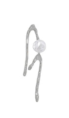 Geometric Irregular Pearl Earrings.