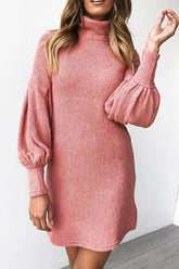 Fashion Street Solid Split Joint O Neck Princess Dresses