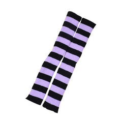 Harajuku Girl Mix Stripes Leg Warmers