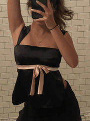 Lace Up Tank Top
