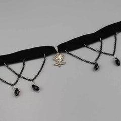 Goth Rose Lolita Choker