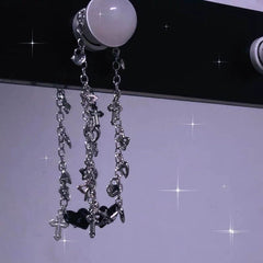 Dark Thorn Heart Necklace