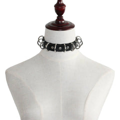 Cyber Punk Rings Choker