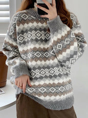 Christmas Jacquard Knit Sweater