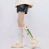 Delicate Tulip Flowers Stockings