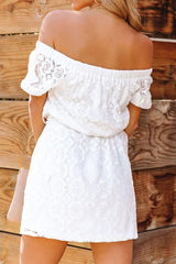 Elegant Solid With Belt Off The Shoulder A Line Dresses