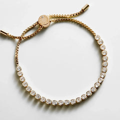 Brooke Tennis Bracelet - Round Stone