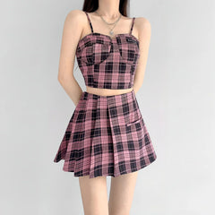Pydshop Mini Skirt & Crop Top Two Piece Set