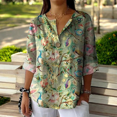 Lara - Blouse With Floral Print