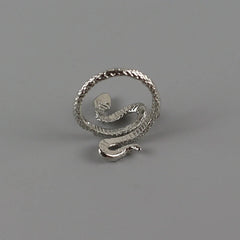 Dark Serpent Open Ring