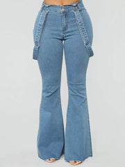 Denim Flared Overall