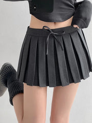 Cute Pleated Mini Skirt