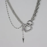 Alt Heart Chain Necklace