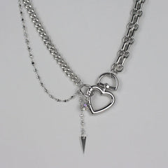 Alt Heart Chain Necklace